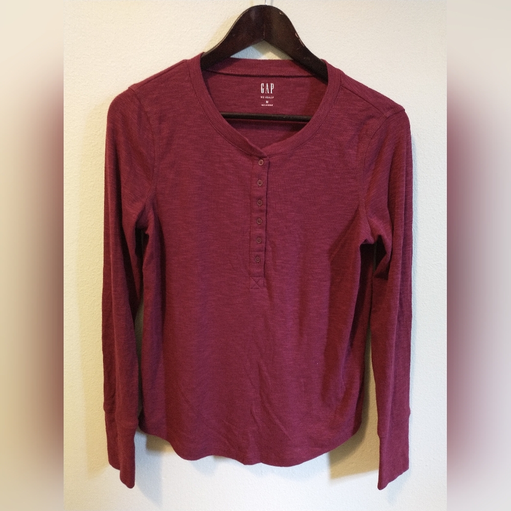 GAP Henley Long Sleeve Shirt